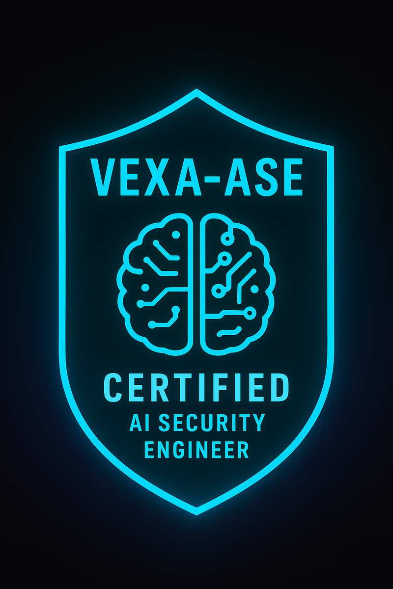 VEXA-ASE badge