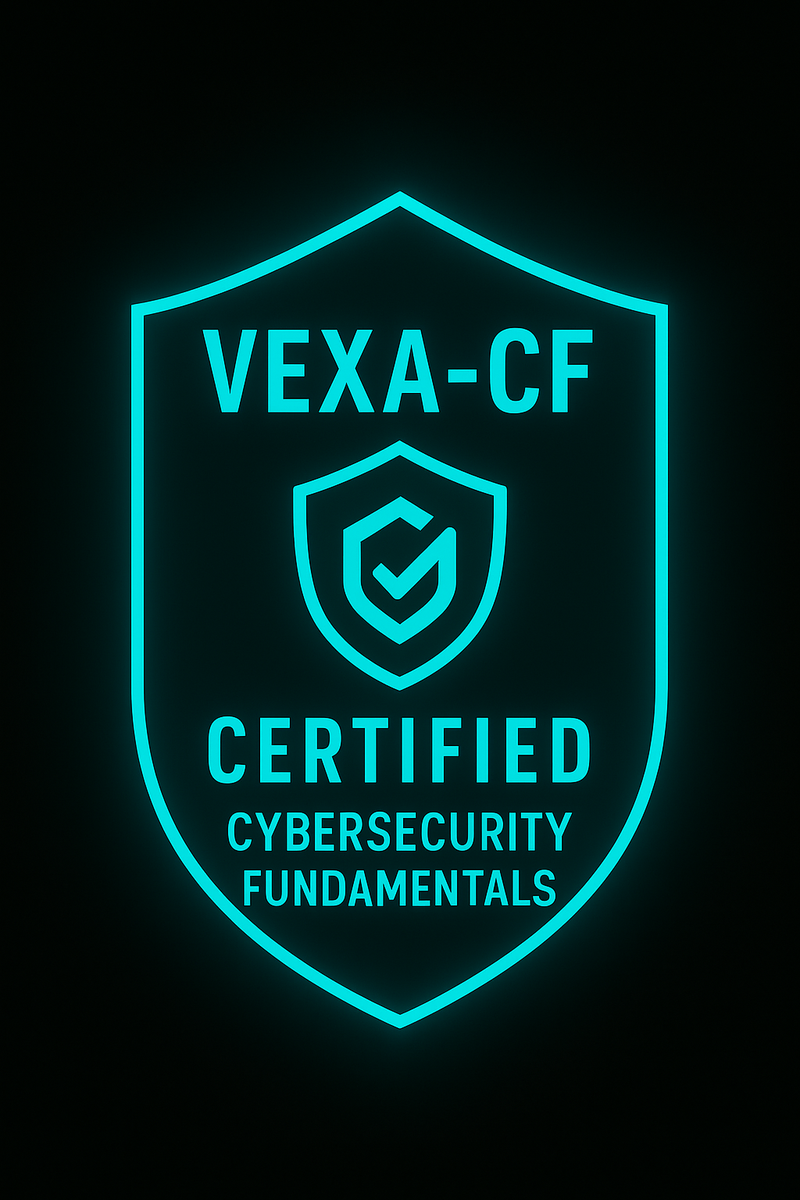 VEXA-CF badge